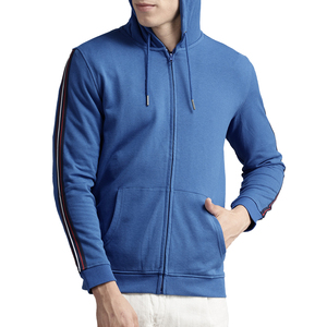 2025 gros logo personnalisé et couleur hommes sweat à capuche zippé 100% coton vêtements d'hiver polaire décontracté pour adultes - Product Image 1