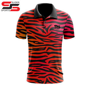T-shirt de sport de golf pour homme, à manches courtes, avec logo personnalisé, respirant, vente en gros, imprimé par sublimation - Product Image 3