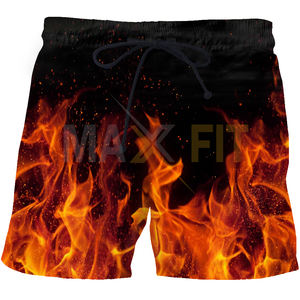 กางเกงขาสั้นชายหาดพิมพ์ลายด้วยการระเหิดของผู้ชายกางเกงขาสั้นสำหรับฤดูร้อนดีไซน์ชั้นนำแบบปรับแต่งได้สำหรับ3D - Product Image 5