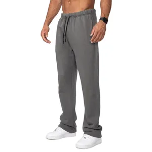 New Custom Logo High Quality Knitted Workout Athletic Sport Pant Men Sweatpants Fleece Joggers For Sale