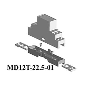 Boîtier modulaire en plastique pour rail Din d'approvisionnement en vrac MD12T-22.5-02 boîtier de commande extérieur IP66 boîtiers électroniques et d'instruments - Product Image 3