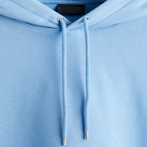 Men's Hoodies Spring Streetwear Solid Pocket Cotton Blend Jersey Fabric Custom Logo Pullover Hoody Thick Heavyweight Streetwear - Product Image 6