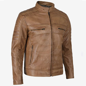 Chaqueta de Cuero de Moda Más Vendida, Chaqueta de Cuero de Nueva Llegada, Chaqueta de Cuero Informal para el Invierno - Product Image 5