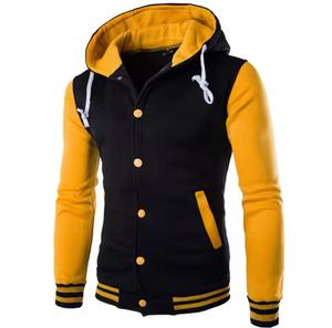 Chaquetas universitarias de alta calidad para hombre, ropa de invierno de diseño personalizado, decoración bordada de manga larga, venta al por mayor, Letterman de tela - Product Image 1