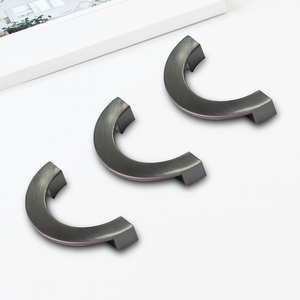 Poignée de meuble en aluminium durable en forme de C, tirette de tiroir moderne, bouton de porte d'armoire, finition bronze antique, cuisine - Product Image 2