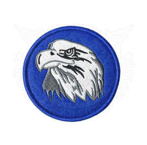 High Quality Customized Badge Embroidered Garment Patches Low Price Merrow Border Embroidery Patches - Product Image 2