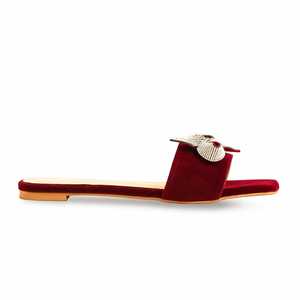 Sandalias de tacón Fancy Maroon FN7881 - Product Image 4