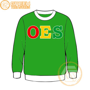 Orden personalizada de la estrella del Este Sudadera bordada de lana de algodón Suéter de alta calidad Ropa griega OES Sudaderas - Product Image 2