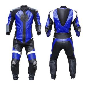 Ropa deportiva de carreras unisex de la mejor calidad, traje de moto de motorista de cuero genuino, traje de moto estampado de alta calidad - Product Image 3