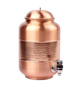 Customized Logo Copper Tanki with Stand 18 LTR, experience the purity of <b>water</b> in our Copper Tanki, 18 LTR Copper <b>Water</b> <b>Tank</b> - Product Image 6