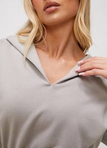 Sweat-shirt en molleton à manches longues pour femmes avec logo personnalisé-Sweat de style streetwear pour l'entraînement - Product Image 4