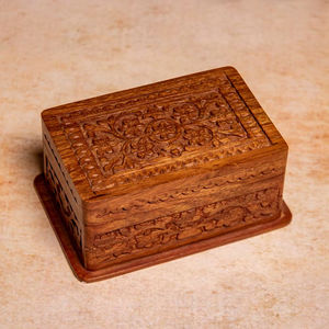 Caja de madera hecha a mano, pequeña venta caliente, regalos y manualidades, cajas de madera, carteles de pared hechos en la India - Product Image 1