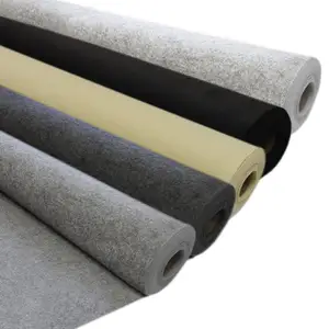 100% Polypropylene Graphite Grey Color 4 Way Stretch Van Lining Carpet