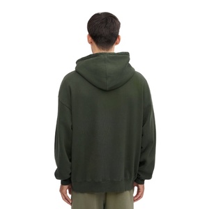 Sweat-shirt à capuche oversize pour homme, 480 GSM, en molleton de coton et polyester, épais et chaud, style streetwear décontracté, personnalisable OEM, marque privée - Product Image 5