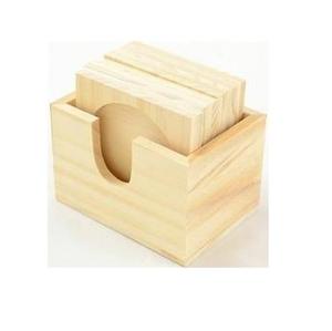 Posavasos de té de madera y metal con diseño de superventas, posavasos cuadrados de madera para decoración de hogar y oficina, directo de fábrica - Product Image 6