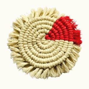 Posavasos de macramé bohemios hechos a mano, posavasos de té y café de diseño personalizado, producto de alta calidad de la India a precio mayorista - Product Image 5