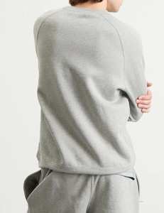 เสื้อสเวตเชิ้ตผู้ชายสีเทา คอกลม สไตล์สตรีทแวร์ ราคาถูก ไซส์ใหญ่ ขายดีในปากีสถาน เสื้อสเวตเชิ้ตผู้ชายจำนวนมาก - Product Image 3