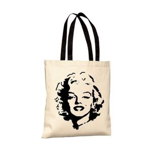 Sac de transport en coton écologique à la mode élégant réutilisable 100% sacs fourre-tout en toile de coton pur à vendre - Product Image 2