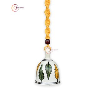 Campana colgante para puerta de Navidad con aspecto de moda, campanas de Metal decorativas multicolores hechas a mano para decoración de Hotel y restaurante - Product Image 4