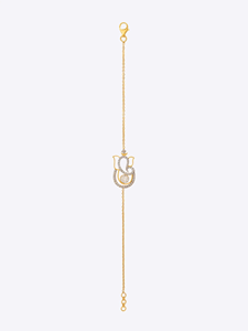 Bracelet en diamant Shubh Polki, luxueux bracelet artisanal en diamant non taillé pour les mariages, les célébrations festives et les occasions spéciales - Product Image 1