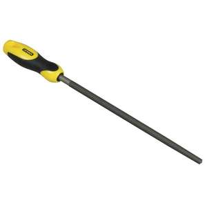 Stanley <b>Round</b> Hand <b>File</b> Set of 3 for Woodworking & Metalworking Essential <b>Files</b> & Rasps - Product Image 1