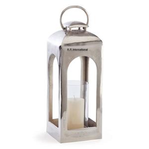 Faroles Decorativos Galvanizados y de Vidrio para Oficina, Hogar y Navidad - Product Image 5