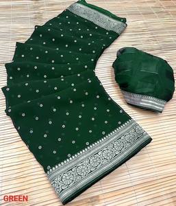 Nueva Blusa con borde de encaje de diseño propio para adultos y niñas inspirada en el estilo indio pakistaní hecha de poliéster mercerizado - Product Image 4