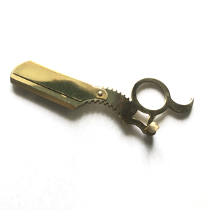 Professional Black Stainless Steel Straight Barber <b>Razor</b> Metal Handle Foldable Shaving Tool Custom Logo OEM for <b>Men</b> - Product Image 1