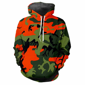 2025 Camo Chasse À Capuche Polyester Polaire Full-Zip Thermique À Capuche Full Sublimation Chasse Thermique Hoodies - Product Image 5