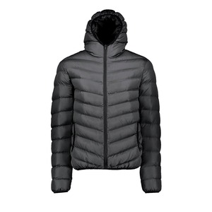 Nueva llegada moda invierno desgaste abajo Puffer chaqueta con capucha chaleco chaqueta de manga larga para hombres Puffer chaquetas nueva moda - Product Image 4