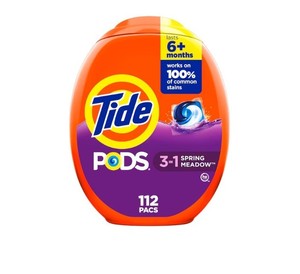 Lessive en dosettes Tide Pods Spring Meadow HE, 112 lavages, 112 unités - Product Image 1