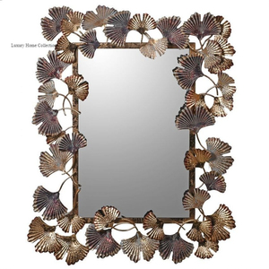 Abstract Design Modern Home Decorative <b>Mirror</b> <b>White</b> and Shiny Polished Color Hotel and Restaurant Bathroom Hanging <b>Mirror</b> - Product Image 6