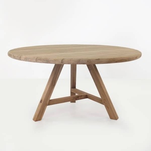 โต๊ะรับประทานอาหารกลางแจ้งบ้านไม้สักแข็งแรงทนทานสำหรับใช้ในห้องครัวและโรงแรม - Product Image 2