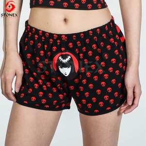 Stylish <b>Women</b> <b>Mini</b> <b>Shorts</b> Fashion Cartoon Print <b>Hot</b> <b>Pants</b> for Fitness Training Streetwear and Lounge Custom Logo Print OEM - Product Image 6