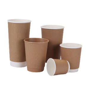 Taza de papel biodegradable de doble pared, vaso de papel de plástico personalizado de volumen y Color, hecho en Vietnam para la exportación - Product Image 5