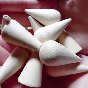 4 mm Wooden Rondelle Beads Custom Shape & Colored <b>Wood</b> Beads Shaped and Sized Hand Crafted Indian Product - Product Image 2