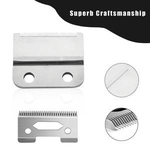 ใบมีดสแตนเลสแบบถอดได้ระดับมืออาชีพ 2 แพ็คสำหรับใบมีดเปลี่ยนเครื่องตัดผมไร้สายสำหรับช่างตัดผมและสไตลิสต์ - Product Image 5