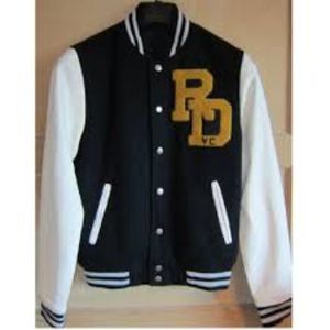 แจ็กเก็ตผู้ชายปักลายด้วยหนังกำมะหยี่แขนเสื้อแจ็คเก็ตเบสบอลใส่ได้ทุกเพศโลโก้ตามสั่ง - Product Image 6