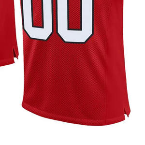 Kit de maillot de football personnalisé rouge maillot d'entraînement Kit de match Kit de football pour jeunes maillot de football adulte Club Teamwear - Product Image 4