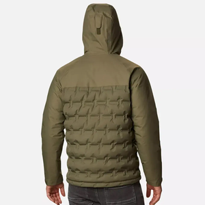 เสื้อแจ็คเก็ตขนเป็ดบุฟองน้ำสำหรับผู้ชายเสื้อโค้ทแนวสตรีทให้ความอบอุ่นในฤดูหนาวเสื้อโค้ทกันลมออกแบบโลโก้ได้ตามต้องการ - Product Image 2