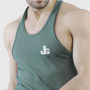 Débardeur décontracté pour homme de haute qualité OEM - Logo personnalisé 100% coton, séchage rapide et respirant, prix de gros écologique - Product Image 3