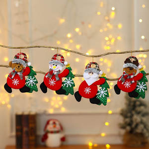 Colgantes Pequeños de Felpa de Navidad Personalizados Colgando EN EL Árbol de Navidad Adornos Pequeños - Product Image 3