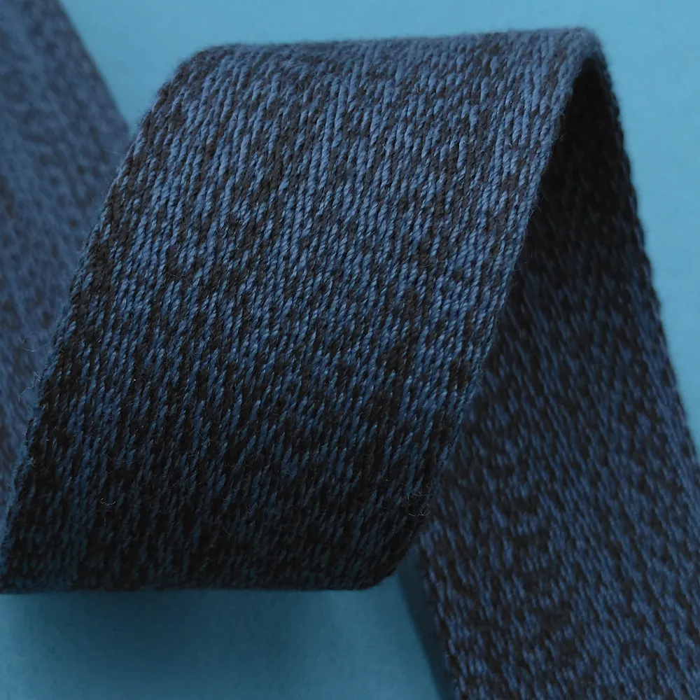2022 heißer Verkauf 38mm zwei Farben mischen Gurtband Hochleistungs-Polyester faden gewebtes Gurtband für Männer Outdoor-Gürtel