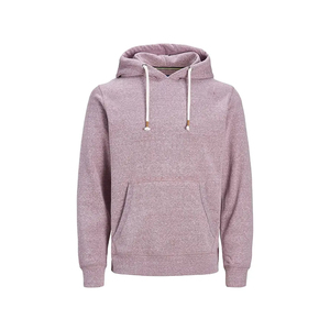 Pull-over/Hoodie zippé pour homme en mélange de coton/bambou/polyester de qualité supérieure, doublure polaire, coupe classique, respirant, pour l'hiver - Product Image 1