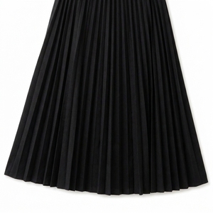 Jupe plissée midi pour femme, plissée accordéon classique, jupe décontractée, fabrication OEM ODM, vente en gros, marque privée - Product Image 4