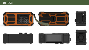 <span class=keywords><strong>Radio</strong></span> Portatile d'Emergenza per Esterni con Manovella Solare 10000mAh, Torcia e Power Bank per Telefono - Disponibilità Immediata - Product Image 6