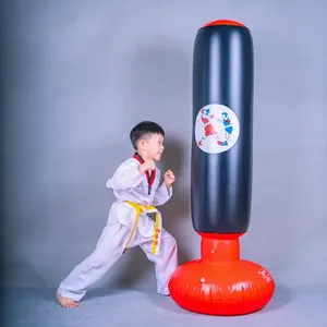 กระสอบทรายตั้งพื้นแบบเป่าลม PVC คุณภาพสูง อุปกรณ์ชกมวย กระสอบทรายหนัก ออกแบบตามสั่ง - Product Image 3