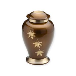 Urne funéraire au design artistique nuageux avec symbole de croix et finition brillante pour un souvenir chrétien paisible - Product Image 5