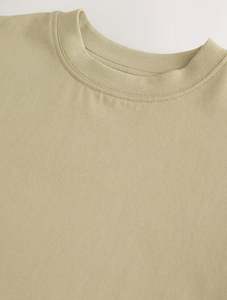 T-shirt uni à manches courtes pour homme en coton léger et écologique Tissu en bambou 100% coton - Product Image 4