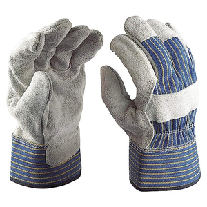 Gants de travail robustes pour le jardinage, prix de gros, avec poignée de sécurité, meilleure qualité, construction en cuir de vache, gants de travail pour échelle - Product Image 1